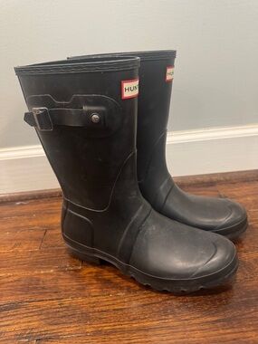 Hunter Black Rain Boots